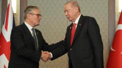 Turkish President Gives Revolver to UK Prime Minister at NATO Summit